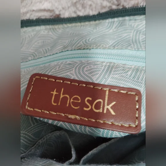 The Sak, Chic, Teal Leather Shoulder Bag - Picture 9 of 9